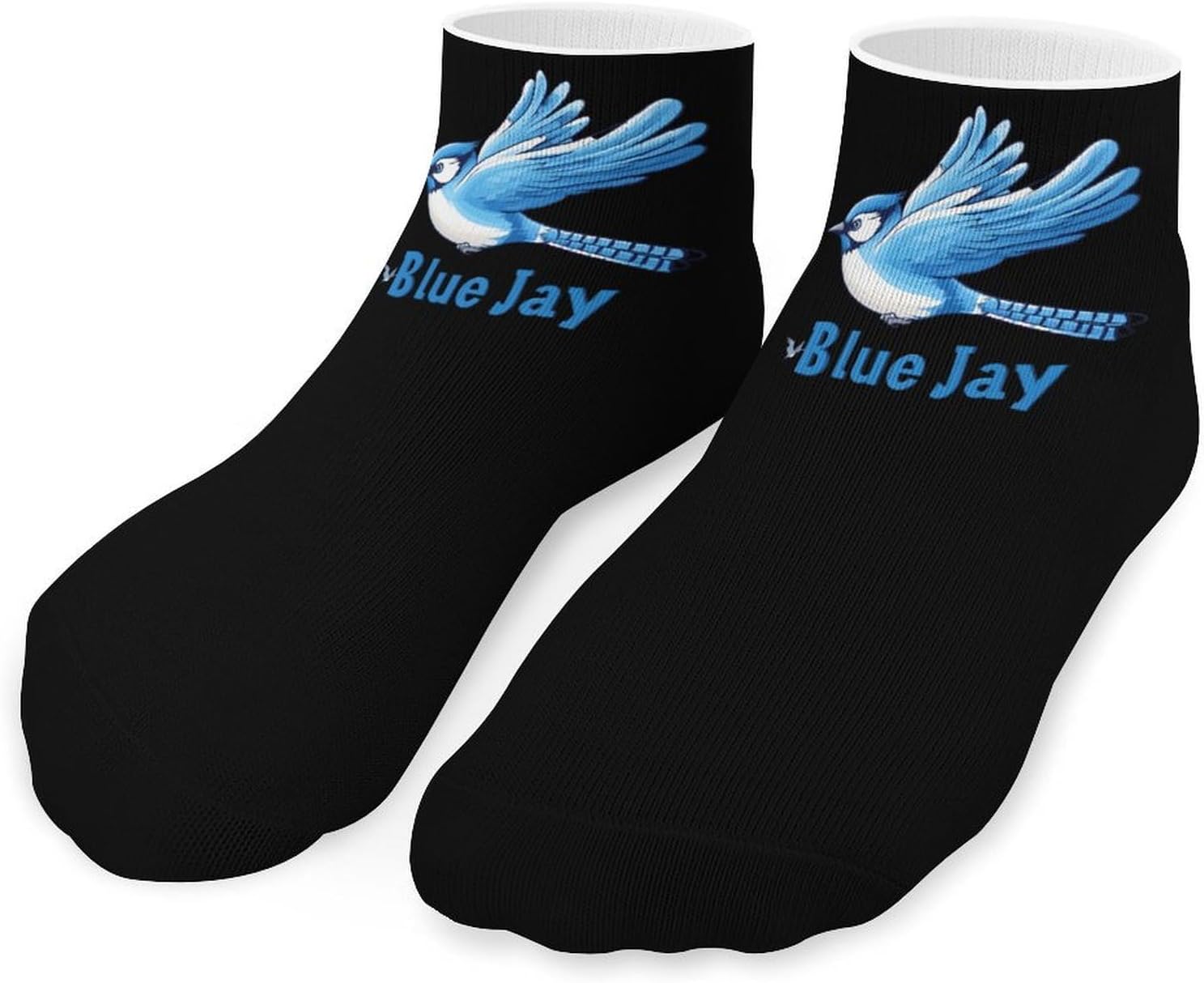 Blue Jay Bird Ankle Socks for Men Women Low Cut Crew Sock Casual Sports Clothing