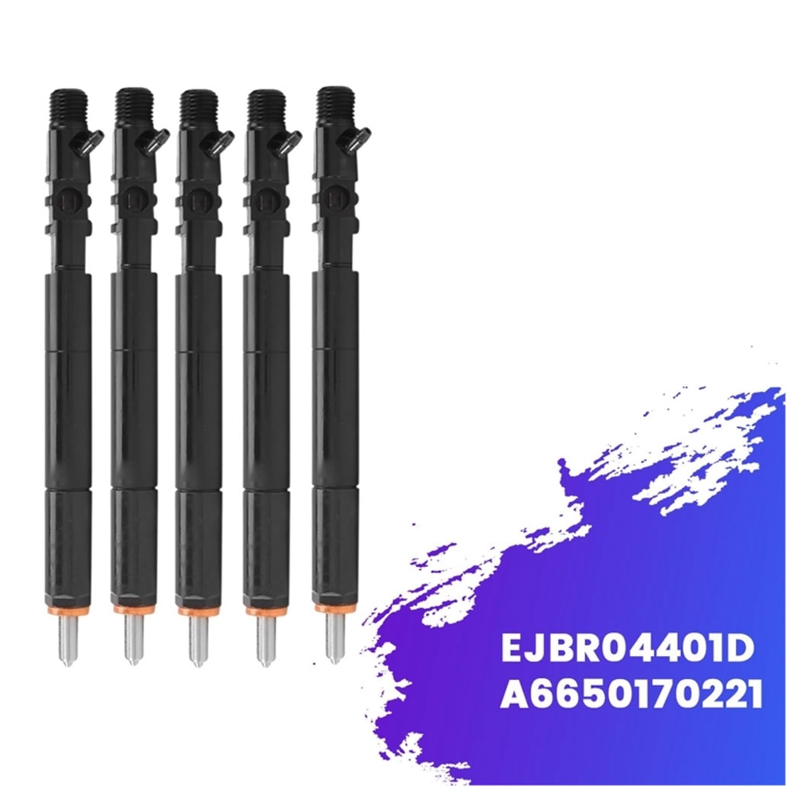 5PCS EJBR04401D Neue Diesel Kraftstoff Injektor A6650170221 Kompatibel for Ssangyong Kyron Rexton Rodius 2,7 Xdi D27DT 2006 +