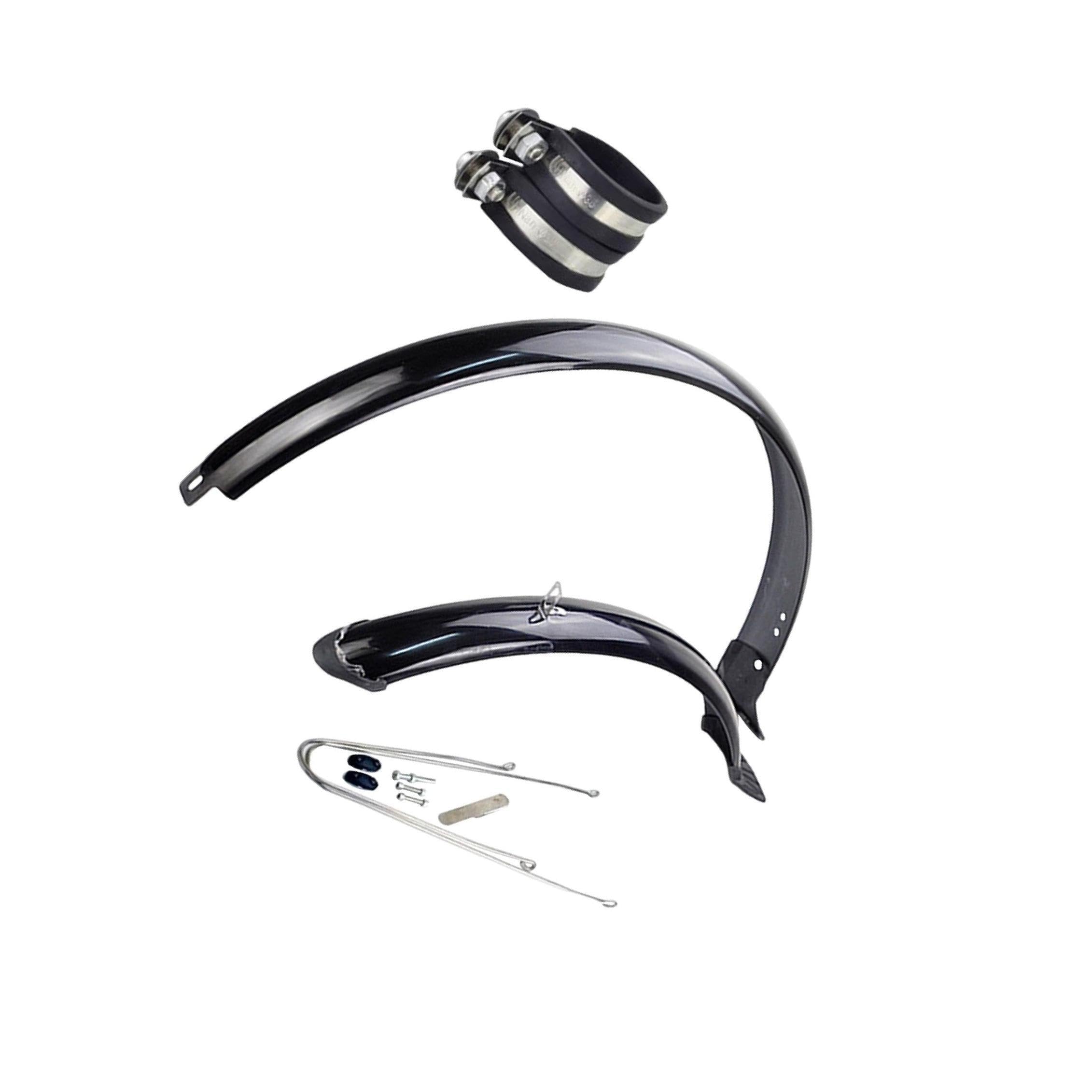 Set di parafanghi impermeabili per mountain bike, facili da staccare, mantengono la bici pulita da pioggia e fango, 27,5 x 1,75, impermeabili contro