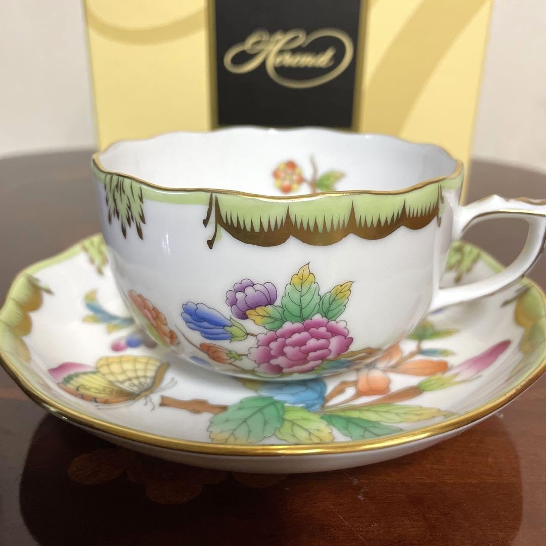 Amazon.co.jp: ヘレンド クラウンオブヴィクトリア ティーカップ