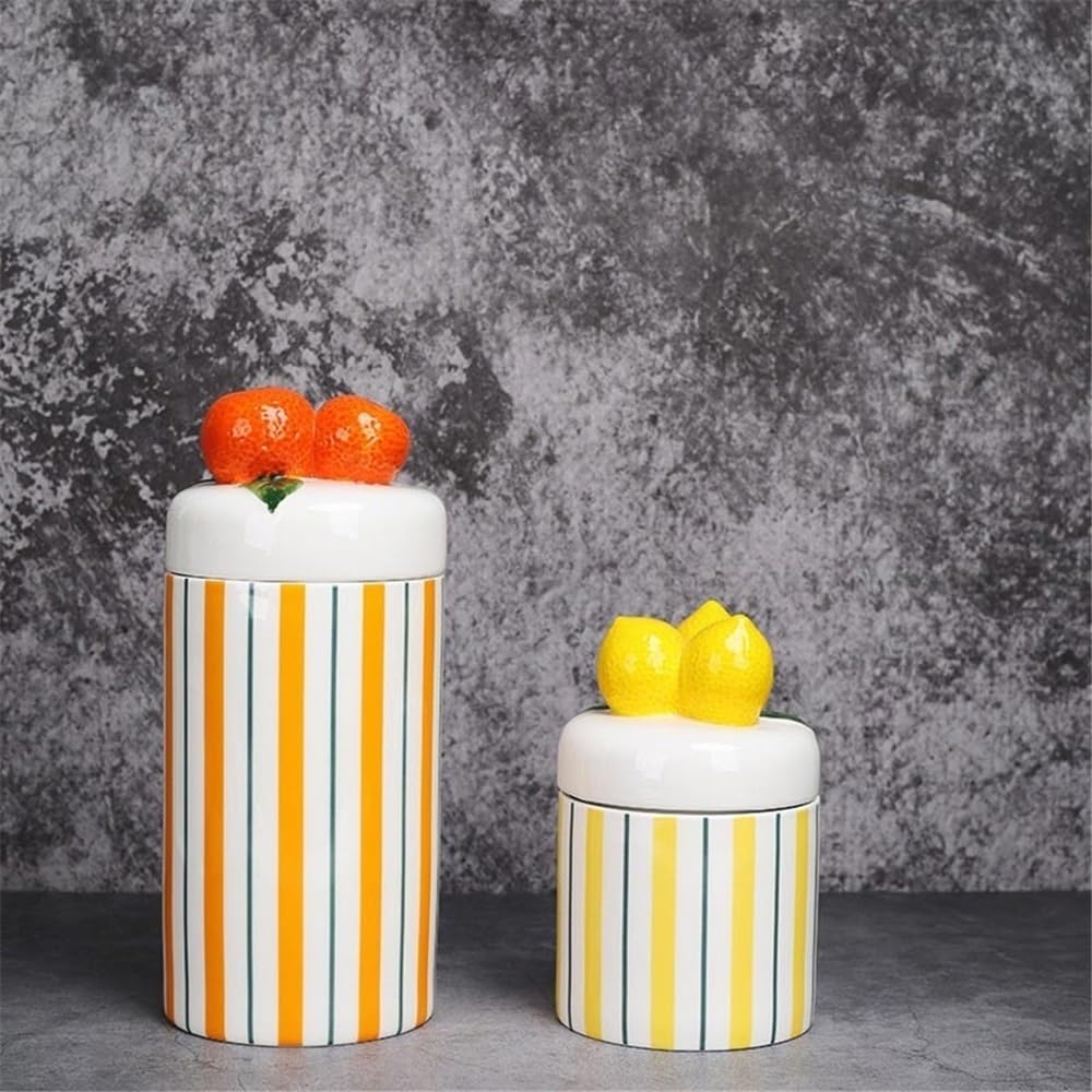 Masło pudełko Ceramiczna maselniczka, kolorowa, pasiasta, słoik na cukierki do kuchennego wazonu, pudełka biżuterię