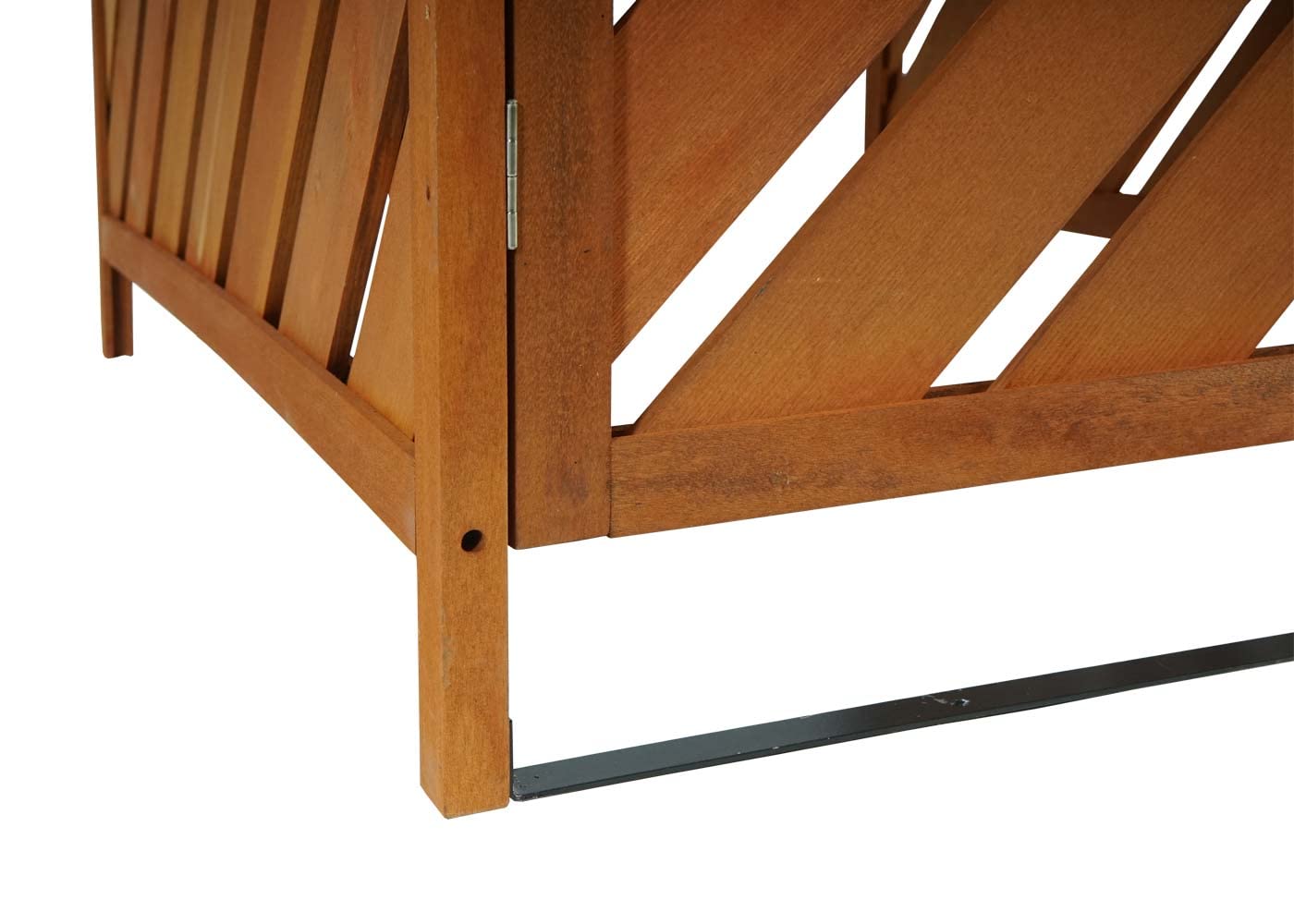 Mendler XL 1er-/2er-Mülltonnenverkleidung Erweiterung HWC-J44 - braun | Mülltonnenbox, Holz, MVG-Zertifiziert, 120x68x98cm