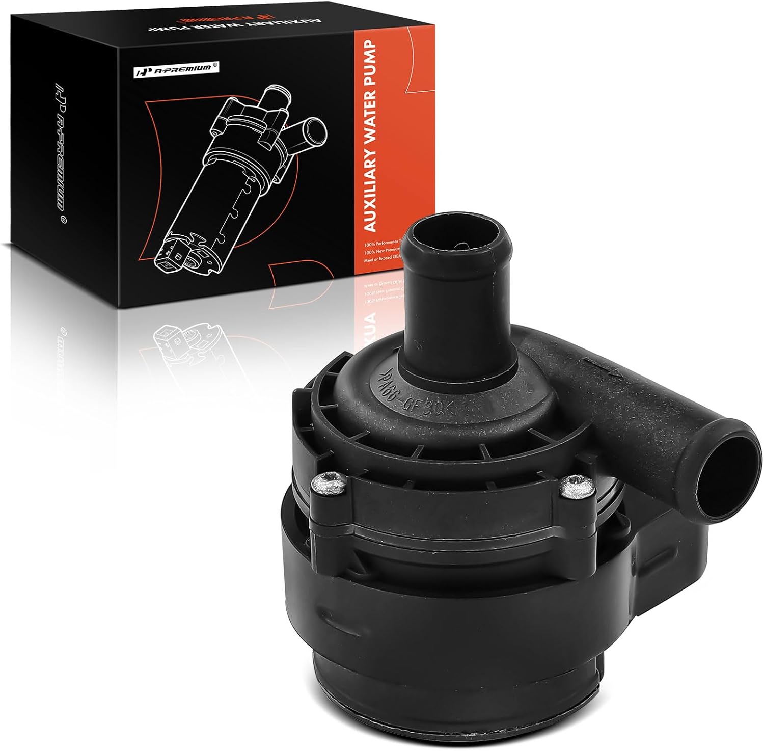 A-Premium 2 Pins Engine Auxiliary Water Pump Compatible with Mercedes-Benz C300 CLS550 E320 E550 GL450 G63 AMG ML350 R320 Sprinter, C/E/G/ML/R-Class W205 W212 W166, Replace# 2118350264