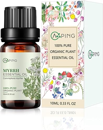 Miniatura 7 de Aceite esencial de mirra, 100 % puro, orgánico natural (Commiphora myrrha), aceite de mirra para difusor, aroma, spa, masaje, yoga, perfume, 0.33