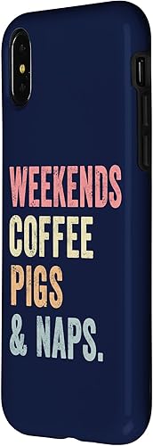 Miniatura 8 de iPhone 12 mini Weekends Coffee Pigs And Naps Tshirt Lover Pig Farmer Piglet Case