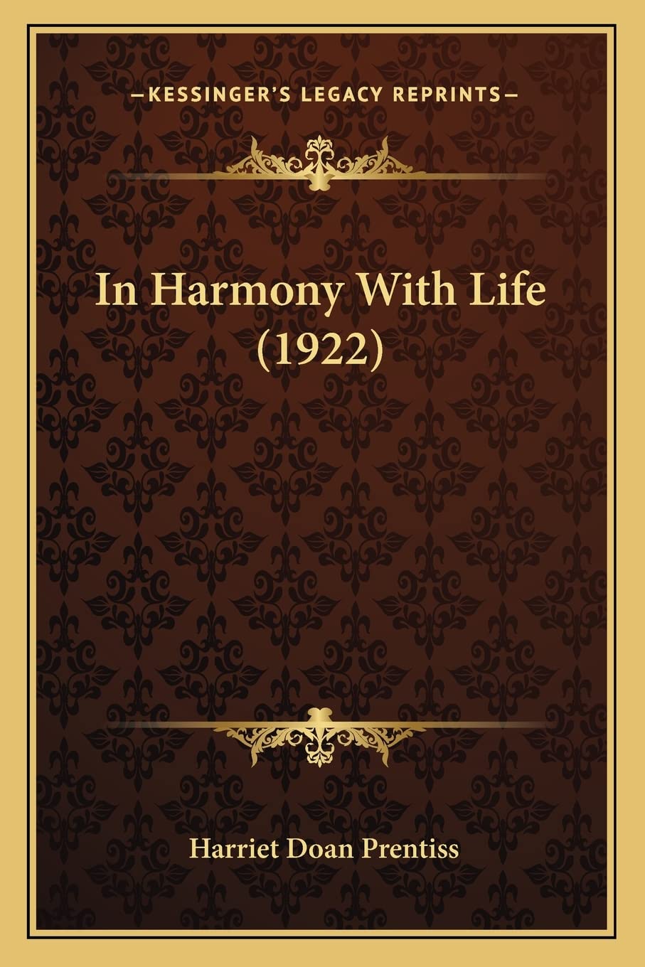 In Harmony With Life (1922)