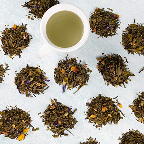 The Whistling Kettle Shaolin's Grove Tea- Floral And Fragrant Flavored Green Tea Blend With Citrus And Jasmine-4 Oz (88 Servings) #TOP3