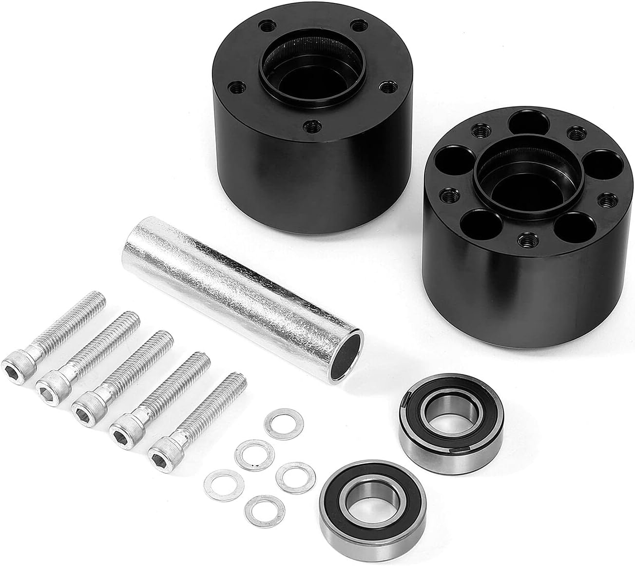 TCMT Dual Disc Front Wheel Hub Fit For Harley Touring ABS/Non ABS Models Road King Electra Street Road Glide Ultra Limited 1997-2021