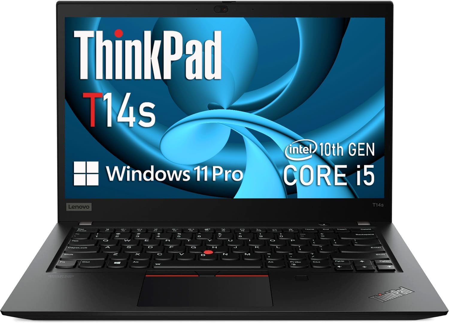 Lenovo ThinkPad T14s Gen 1 Portátil empresarial 14" FHD Intel Core i5-10310U 16GB RAM 256GB SSD QWERTY Windows 11 Pro reacondicionado
