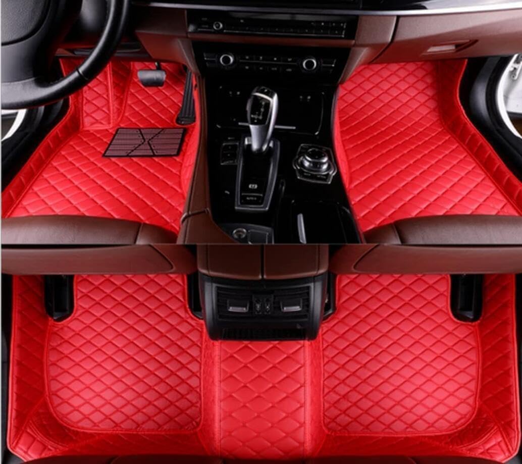 Custome Car Mats Accessories All Weather Floor mats Compatible with Automotive Floor Mats Passenger car mats (Pink)
