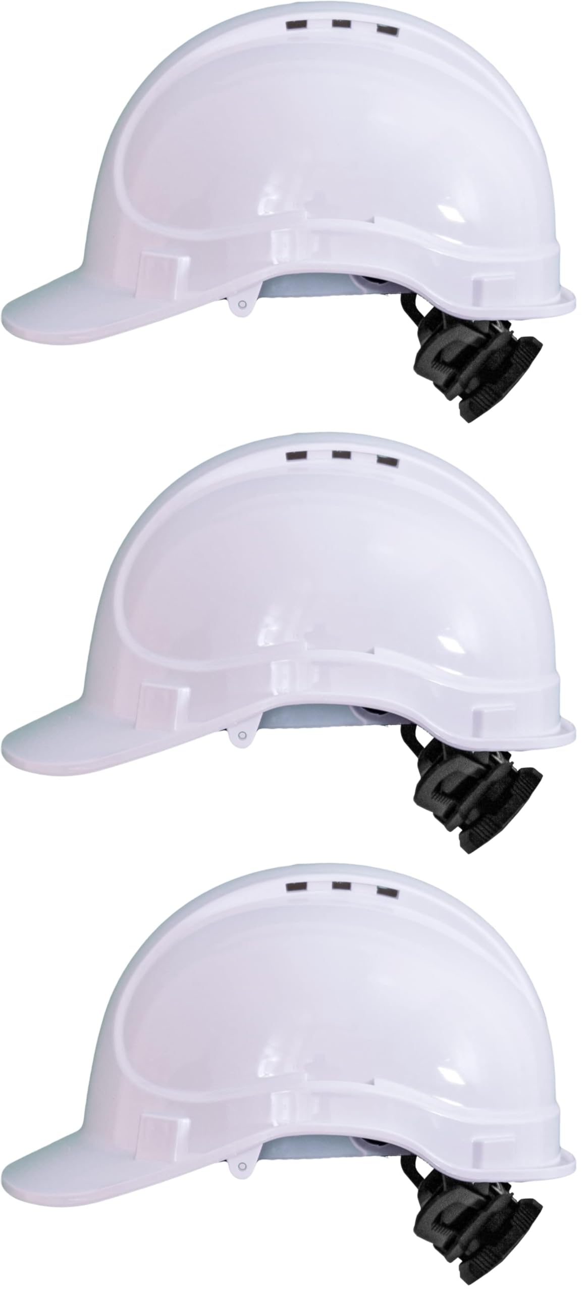Casco de seguridad ventilado Irudek STILO 300V con arnés de 6 puntos para evitar el calor y golpes