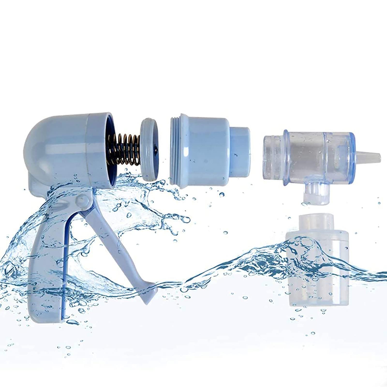 Bomba de succión Manual, máquina portátil de secreción de moco de flema con 10 catéteres Suaves, fácil de Limpiar, Dispositivo de Ayuda para el esputo para bebés, Descarga Nasal