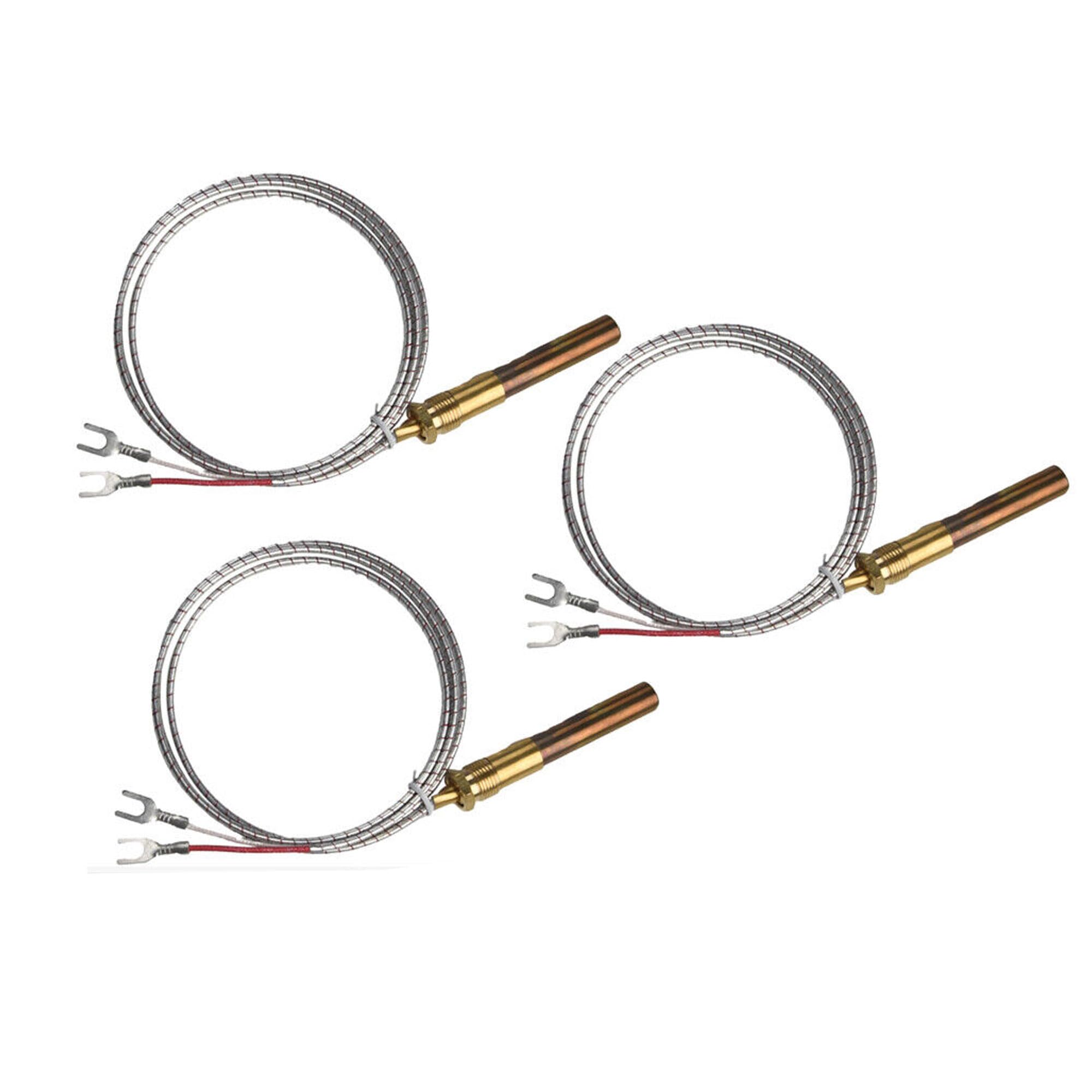 UCCKEYI3PCS Gas Fireplace Heater Temperature Sensor Thermopile Pilot Generat Thermocouple