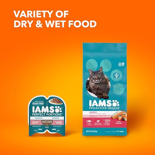 Vista 46 de Iams Proactive Health Adult Indoor Weight & Hairball Control Comida seca para gatos