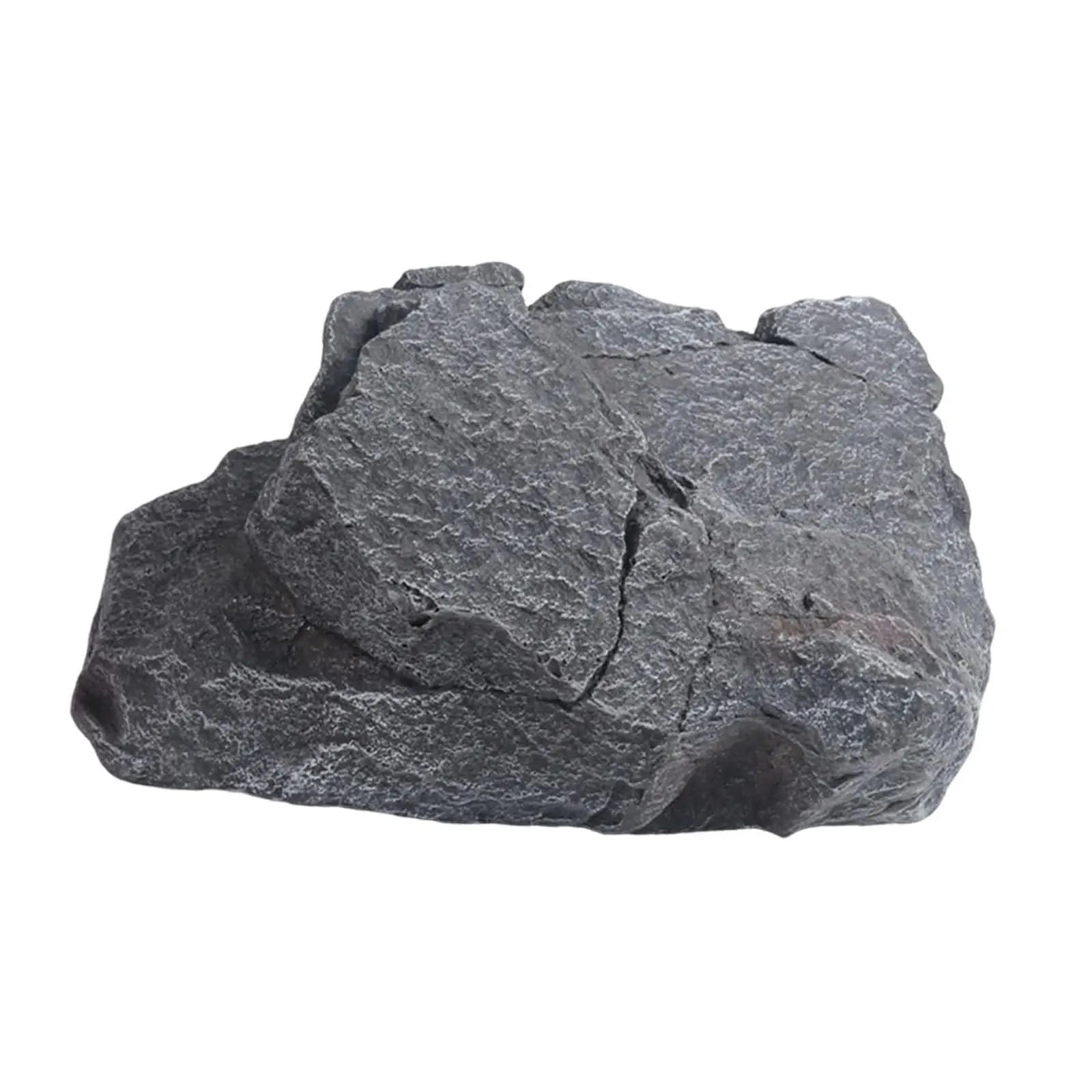 SPPEOUKJ Artificial Stone Decor Movie Prop Lightweight Rock Landscaping Realistic For Backyard Garden Parks(33cmx22cmx21cm)