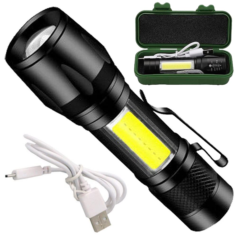 Red & Light Rechargeable Electric Small Compact Torch Waterproof Bright LED Portable Light Full Metal Body with Charging Adaptor Torch (B0B79FWL8M) Amazon Price History, Amazon Price Tracker