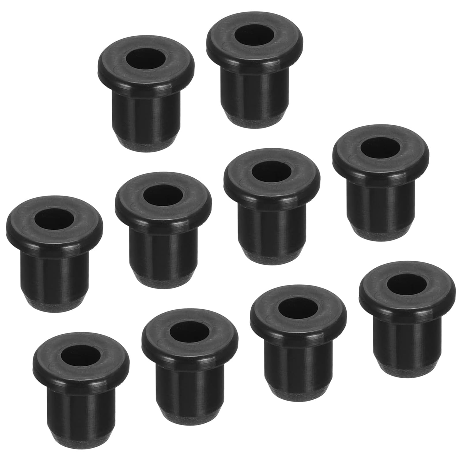 ROWORKX 20Pcs Silicone T-Type Rubber Grommets 7mm Hole Plug Set Flexible Cable & Pipe Protectors for Wiring Panels Automotive Electronics and DIY Projects
