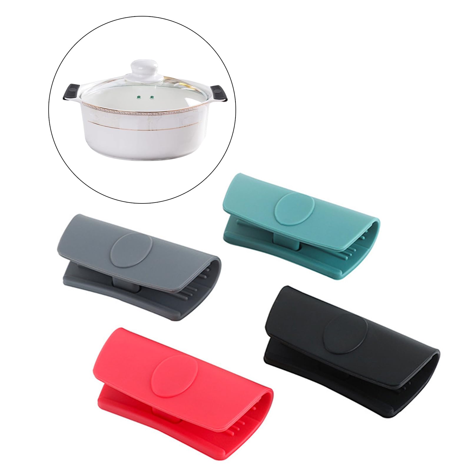 Housses En Silicone Pour Poignées De Couvercle De Casserole - Anti-brûlure, Réutilisable, Pour Cuisine Et Restaurants - 9