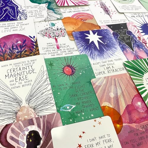 Image of AYME Tarot Cards 52 Pieces Super Attractor Tarot Card Game Decks For Beginners, Classic Traditional Standard Tarot Deck Fortune Telling Game Divination Toolsfor Adults (Style 14)