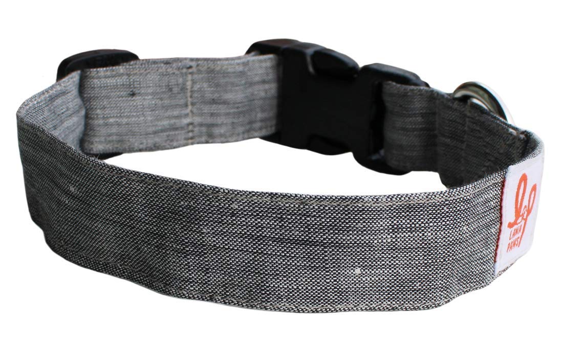 Lana Paws Eco-Friendly, Fur/Skin-Friendly and Soft Hemp Dog Collar Belt (Black), Small (B08VW212GB) Amazon Price History, Amazon Price Tracker