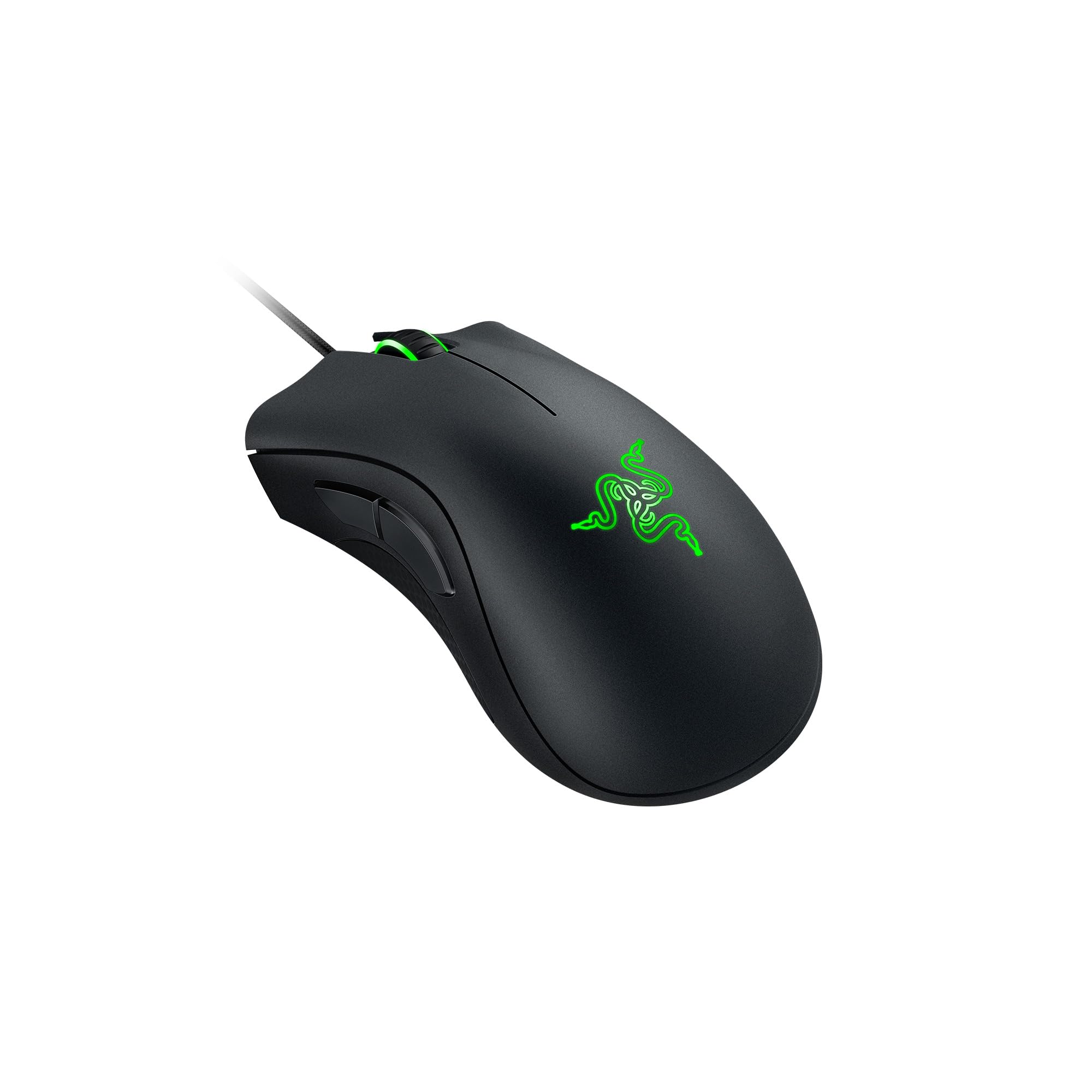 Razer DeathAdder Essential (2021) - Kabelgebundene Gaming-Maus mit Optischem Sensor mit 6400 DPI (5 programmierbare Tasten, Ergonomischer Formfaktor, 10 Millionen Klicks Lebensdauer) Schwarz