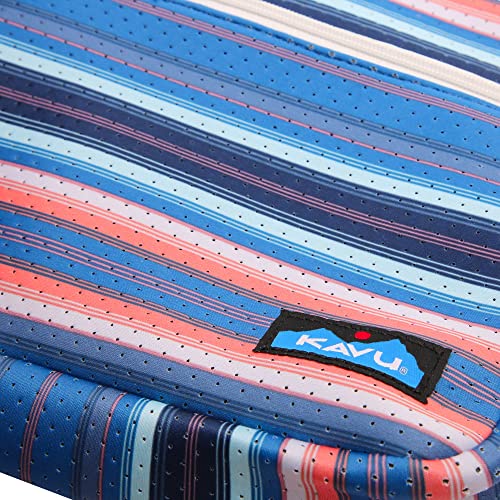 KAVU Pearrygin Pouch Cross Body Bag Mesh Zip Purse - Reef Stripe4