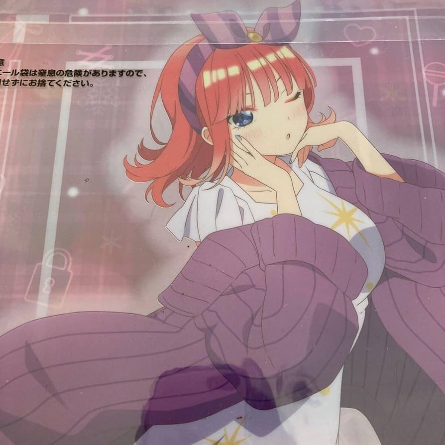ひこくじ　五等分の花嫁　中野ニ乃フィギュア、クリアファイルセット ひこくじ 五等分の花嫁 中野ニ乃フィギュア、クリアファイル