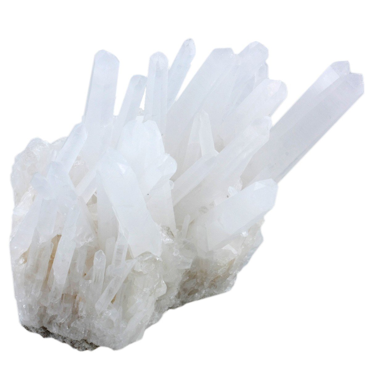 SUNYIK Natural Rock Quartz Crystal Cluster,Druzy Geode Specimen Gemstone  Sculpture