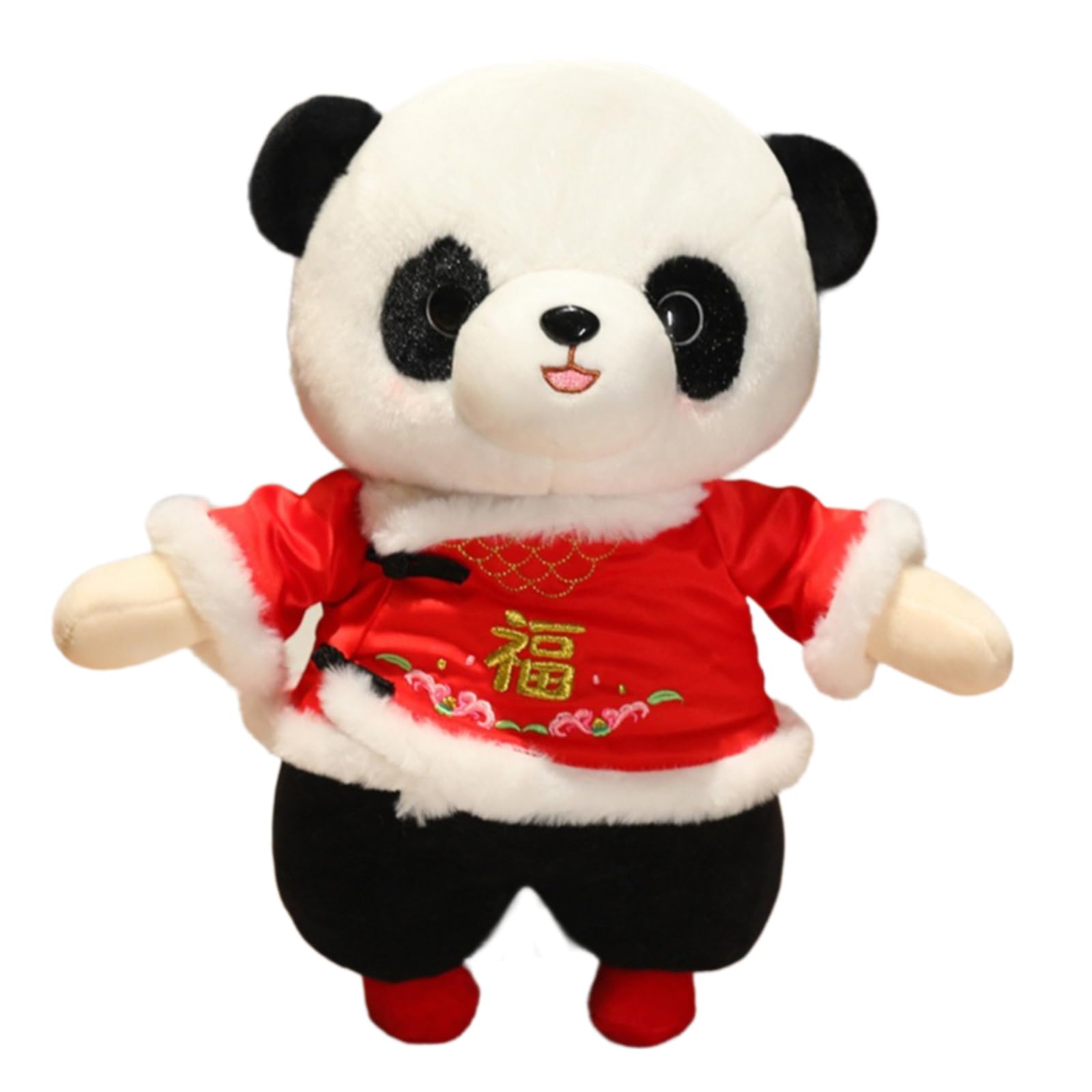 Elnwnnkc Realistic Panda Bear Plushes Toy Simulated Rare Animals Panda Stuffed Soft Hug Pillow for Kids Birthday Realistic Figure