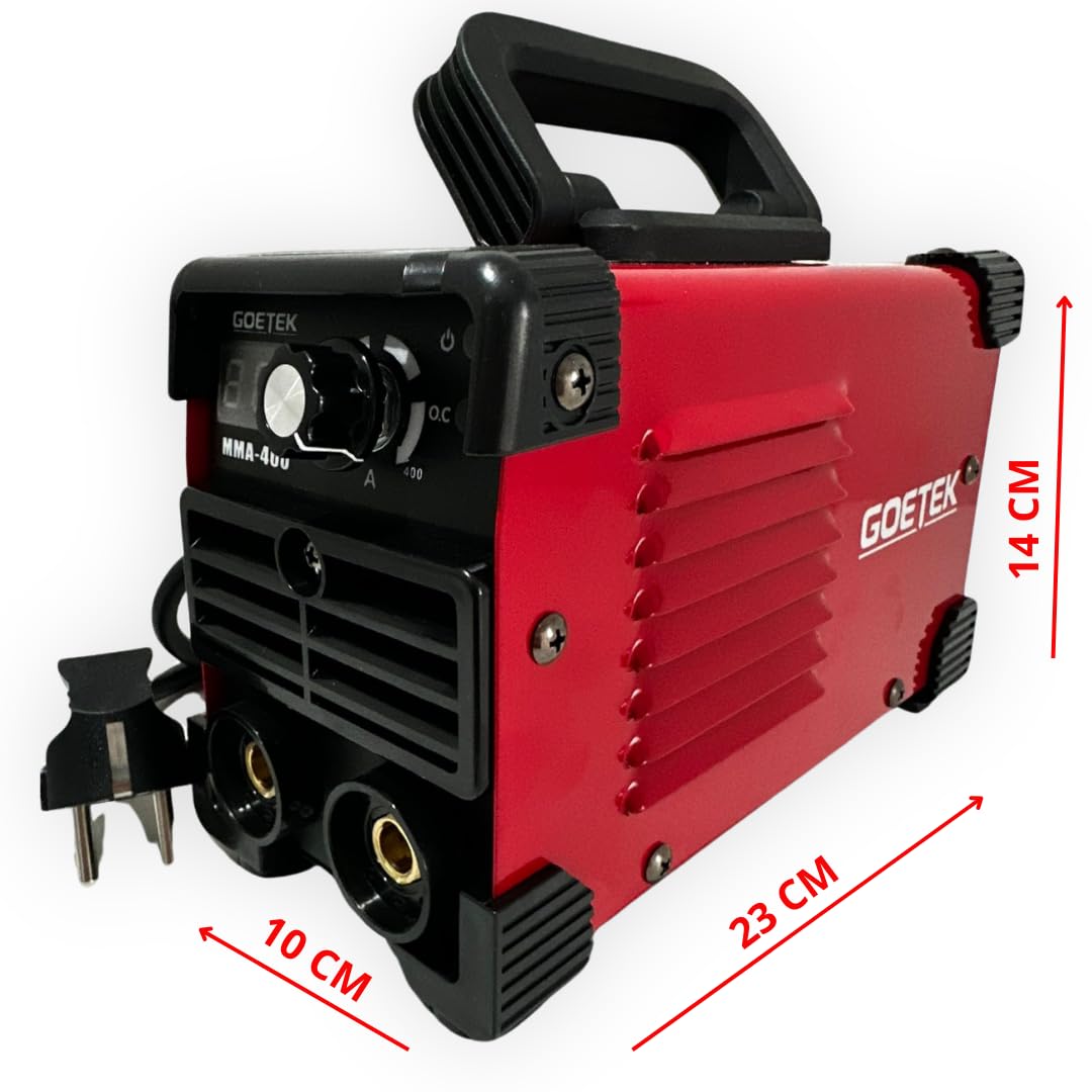 Saldatrice Inverter Mini MMA 400A Ultra Compatta | IGBT DC, VRD, Display LED, Saldatura a Elettrodo e Lift TIG, Portatile e Potente