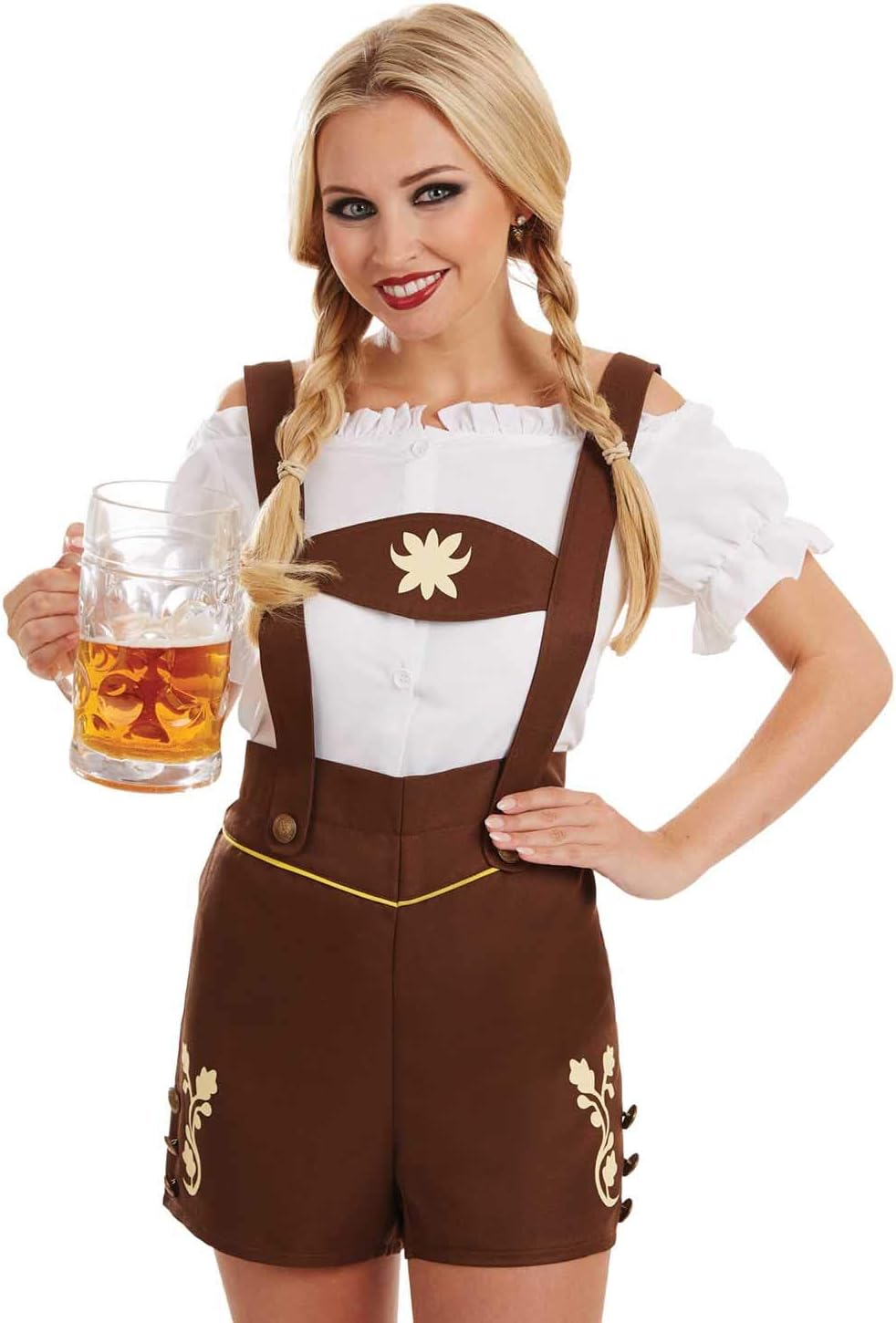 fun shack Lederhosen Women Oktoberfest Outfit Bavarian Costume Women's Lederhosen Ensemble for Festivals and Celebrations - Image 2