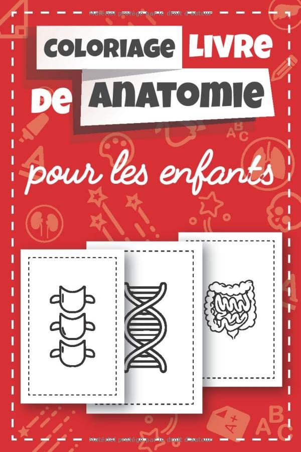 Buy Livre de Coloriage Anatomie pour les enfants: Parties du corps ...