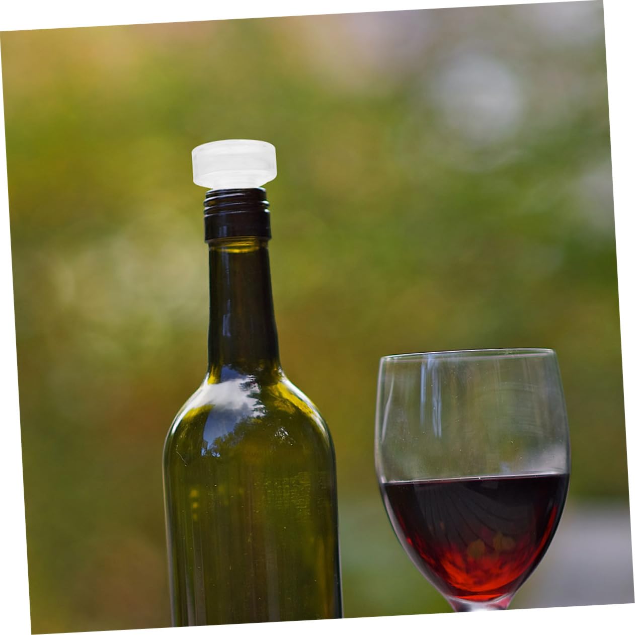 12pezzi Tappi per Bottiglie di Vino Forma di t Tappi Riutilizzabili in Vetro per Conservare