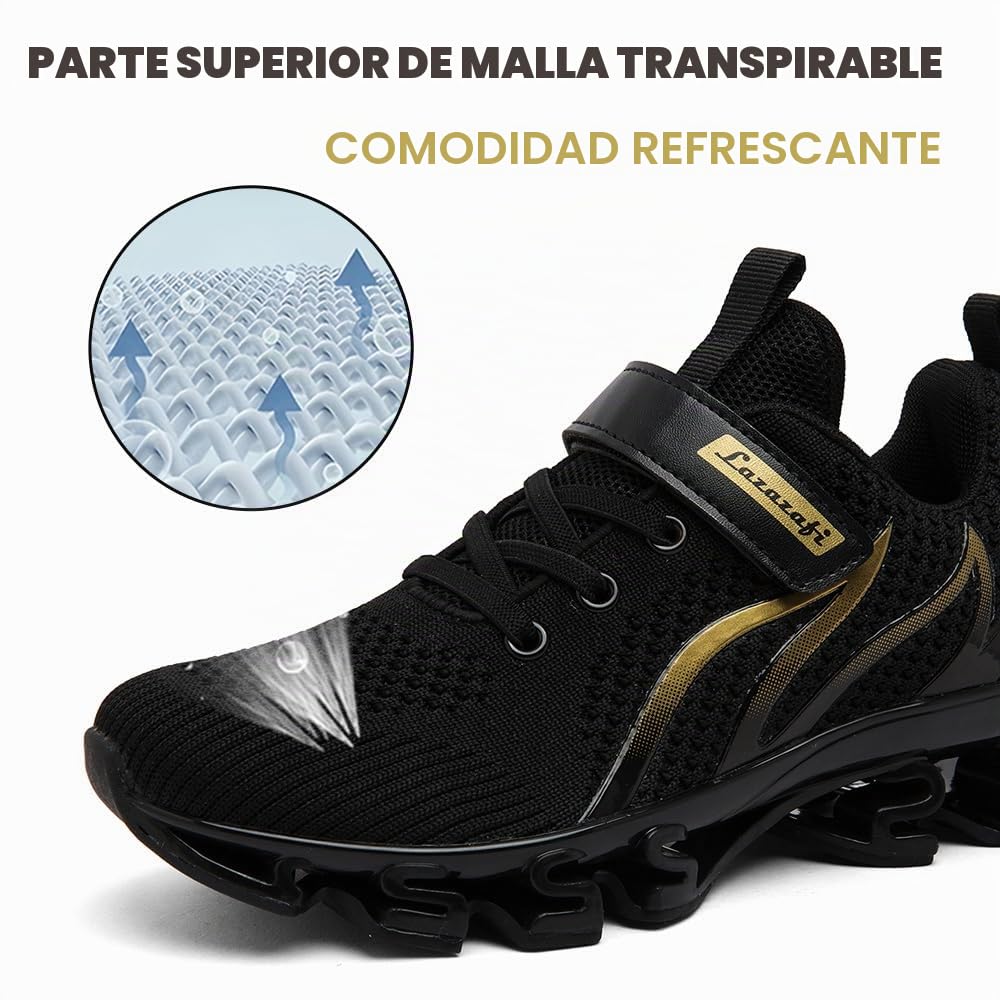 Zapatillas Casual para Niño Outdoor Atléticos Calzados de Running Moda Zapatillas de Tenis Niños Transpirables Sneakers