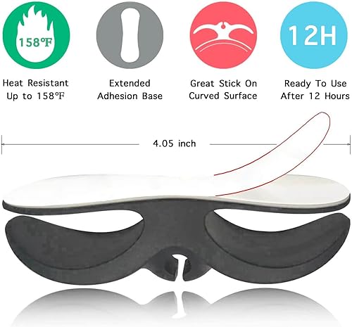 Vista 2 de Organizador de cables para electrodomésticos de cocina - Negro