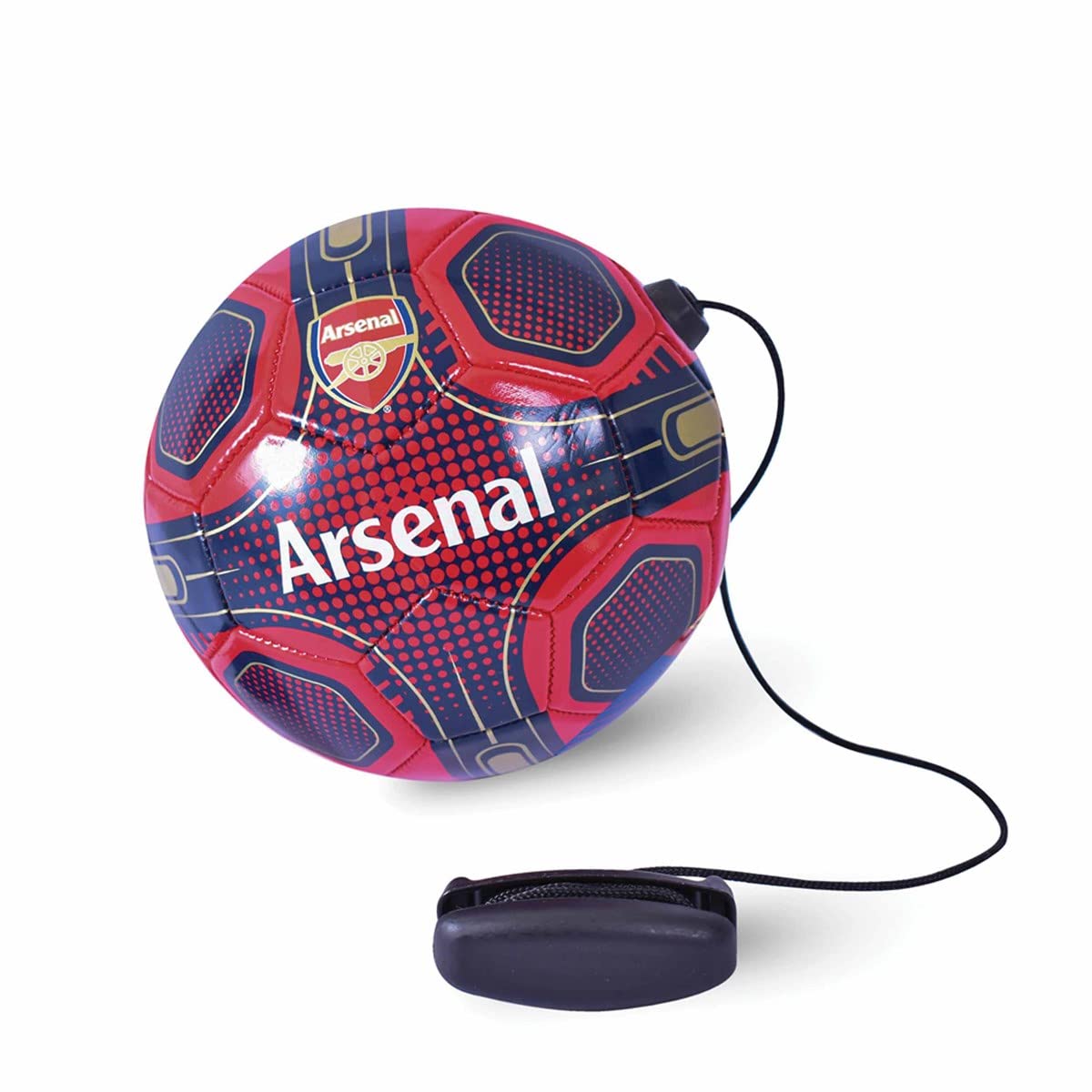 Hy-Pro Officially Licensed Arsenal F.C Skills Trainer |Solo Practice Training Aid, Red, One Size, Gunners, Unisex for Kids and Adults