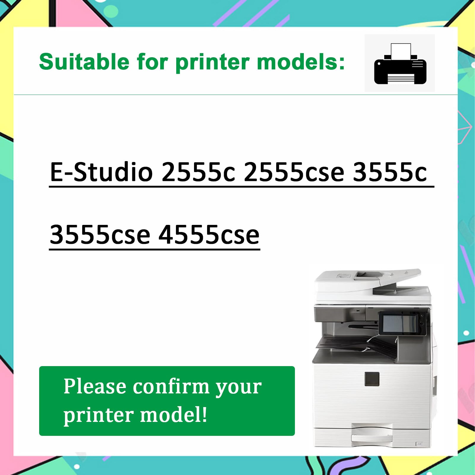 Compatibile Per Toshiba TB-FC50E TBFC50E Scatola Di Toner Per Rifiuti, Per E-Studio 2555c 2555cse 3555c 3555cse 4555cse Stampante 6AG00005101 1-pack