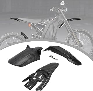 Motorcycle Fenders Kit,Carbon Fiber Pattern Front Fender+Rea