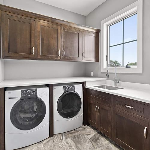 Miniatura 2 de Transolid PF7509C Grifo de cocinalavandería con doble rociador y cuello flexible en gris, níquel cepilladogris