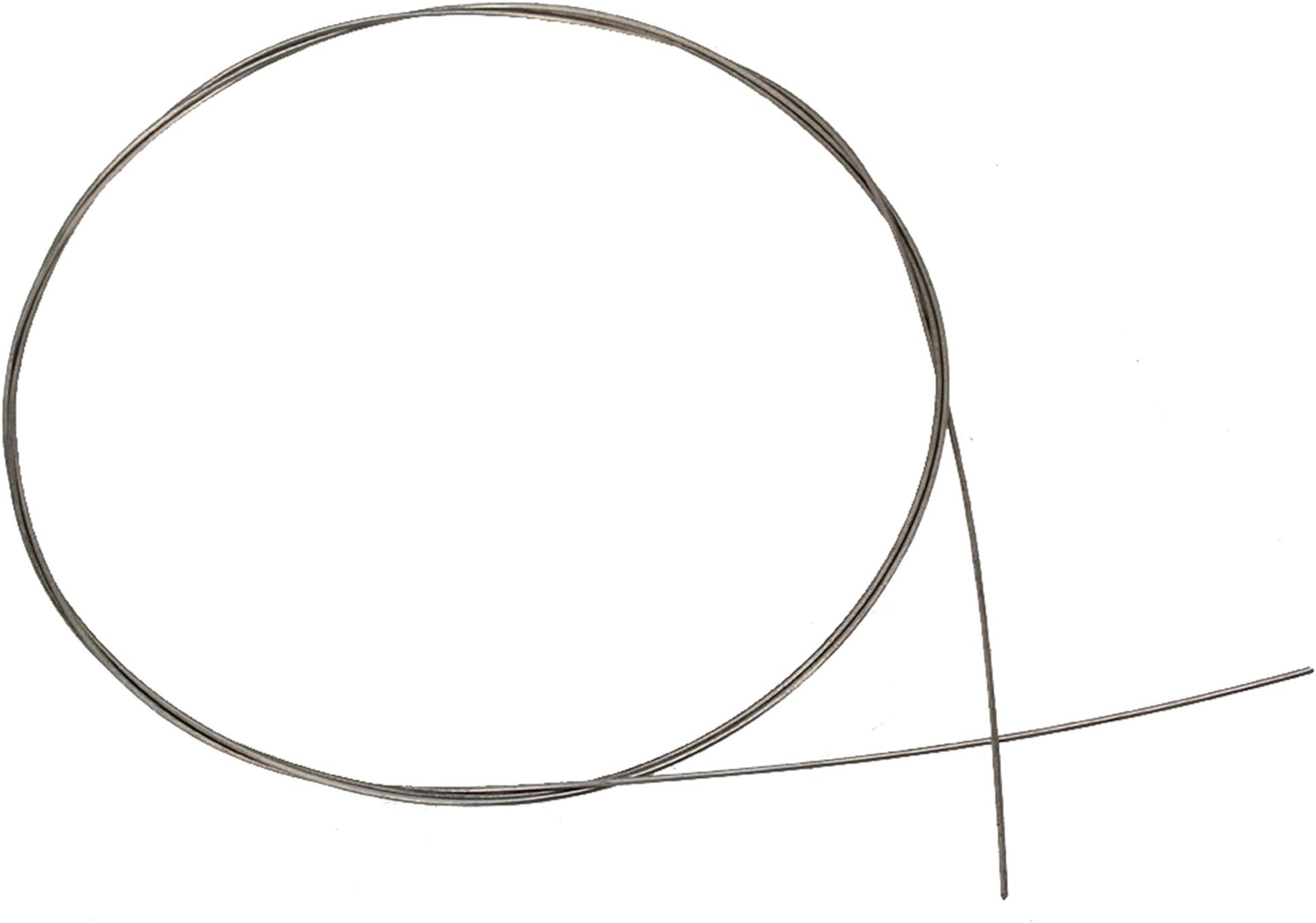 Yibuy 1m 14# Silver Color Piano Music Wire Musical Instruments Accessories and Parts for Replacement of Broken Strings
