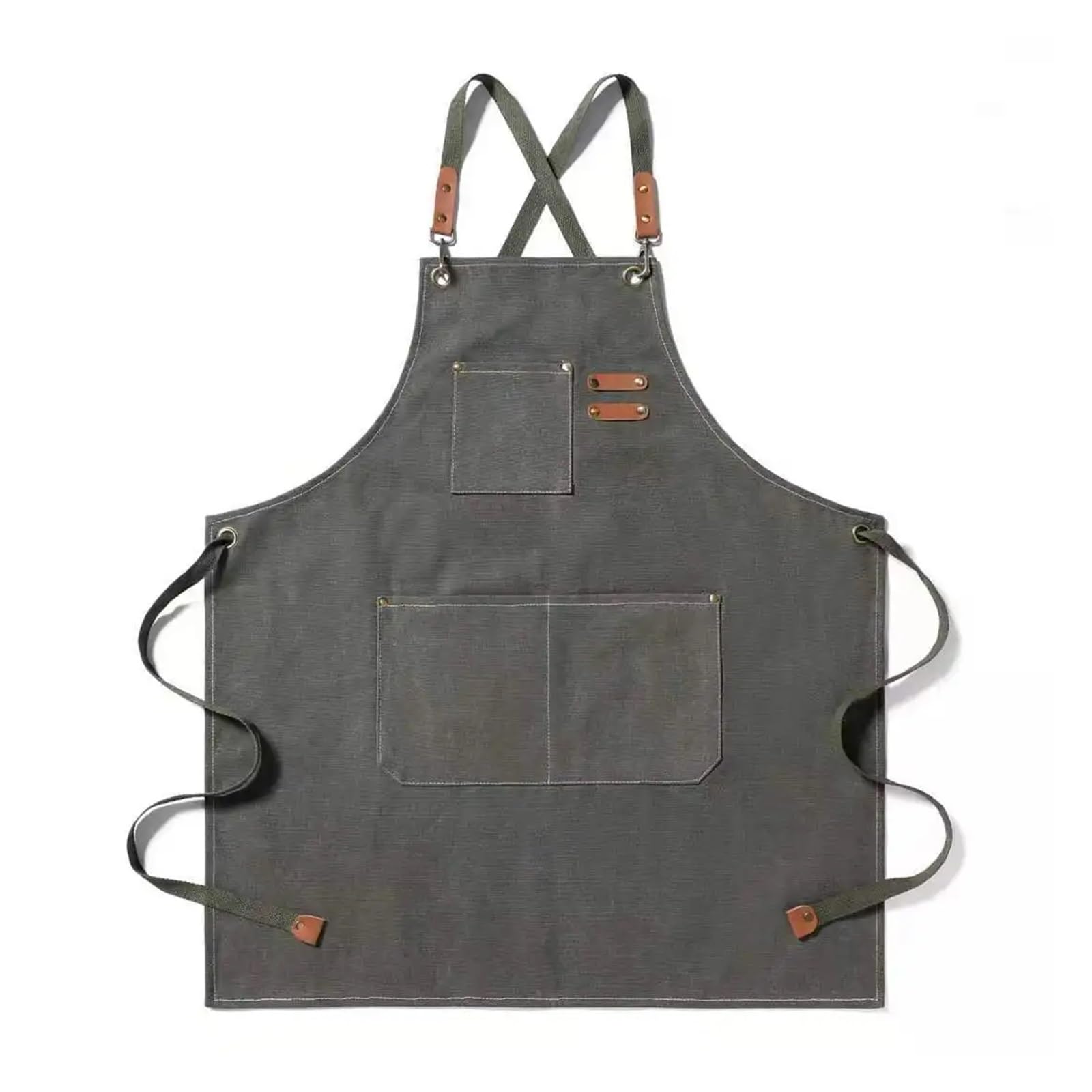 Tablier de cuisine en toile réglable fini les taches de cuisson