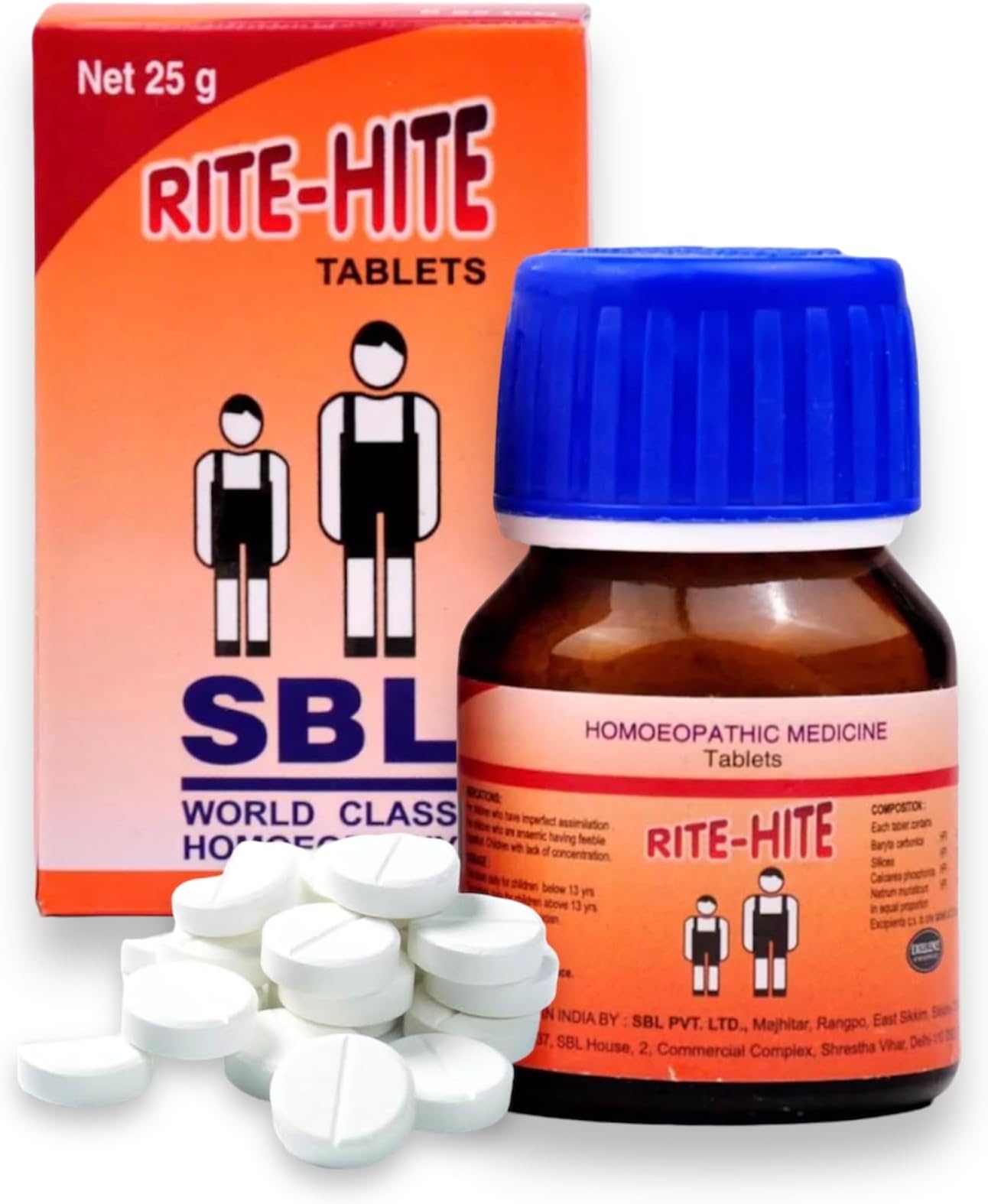 KRIG'S Sbl Rite Hite Tablets Homeopathic-Pack Of 1 Bottle-30 Days Pack