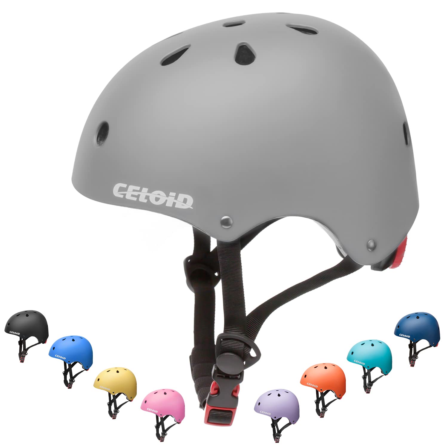Kids Bike Helmet,Toddler Skateboard Helmets for Ages 5-8-14-16 Years Boys Girls,Adjustable Multi-Sport Bicycle Skateboarding Roller Skating Scooter Balance Bike Helmet — view 21