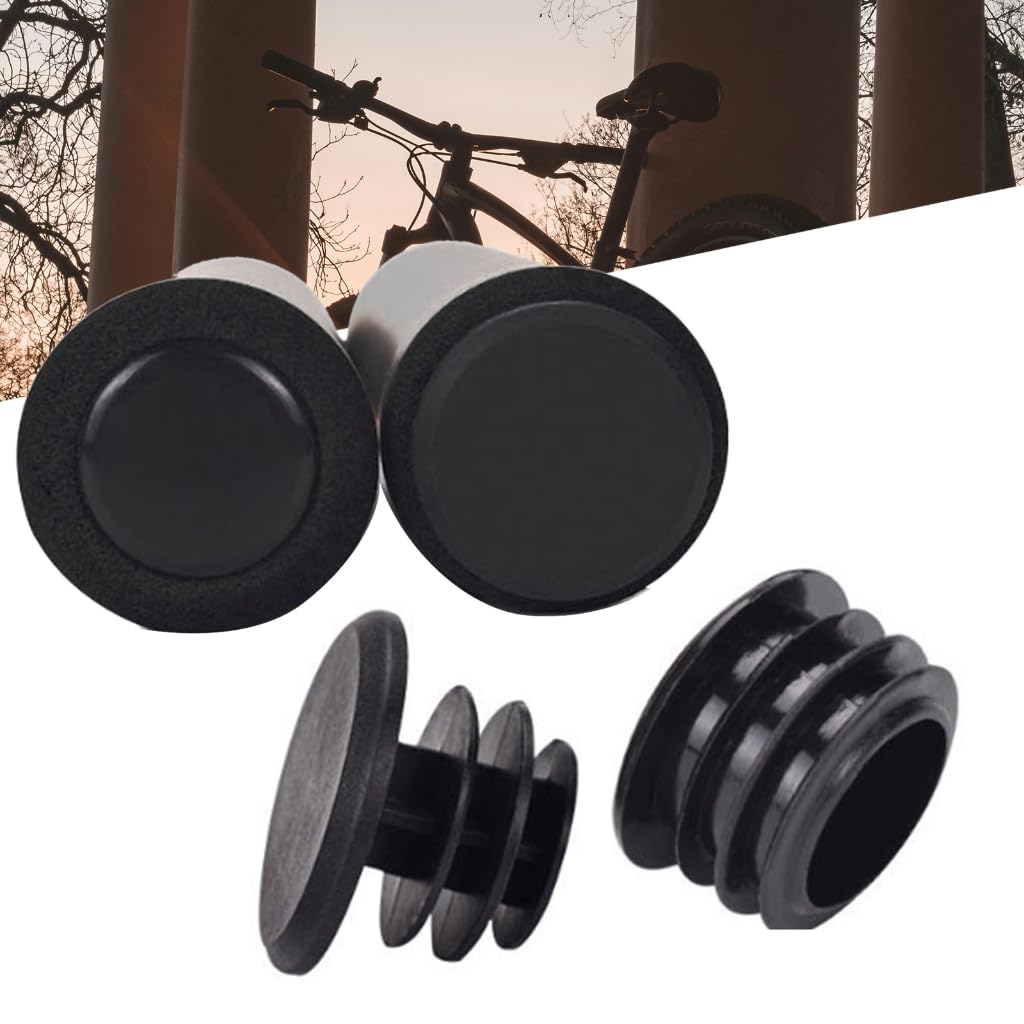 10 PCS Bike Handlebar End Plugs, Bicycles Handlebar End Plugs Caps Bicycles Handlebar Grips End Caps for Bicycles Mountain Bicycles