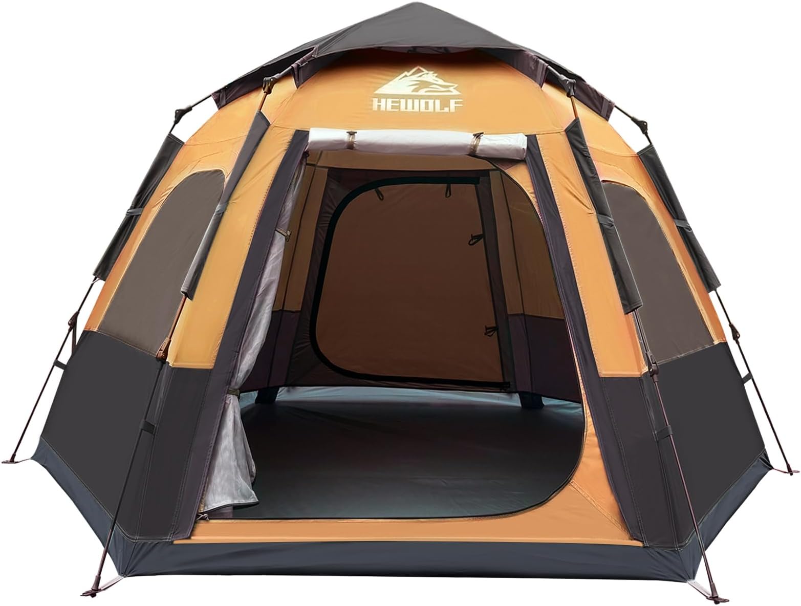 Waterproof Instant Camping Tent - 2/3/4 Person Easy Quick Setup Dome Family Tents for Camping,Double Layer Flysheet Can be Used as Pop up Sun Shade