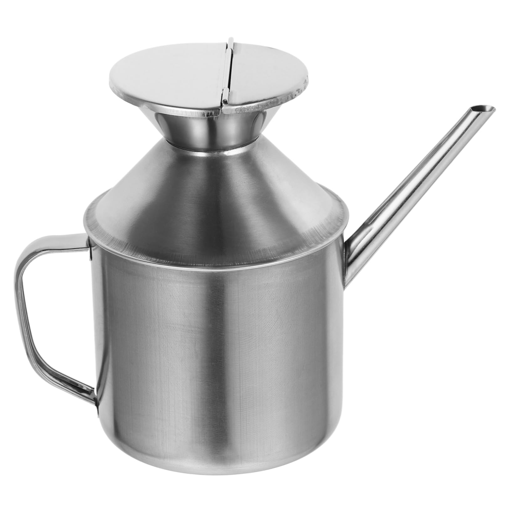 Amosfun 4 Pz barattolo d'olio pentola per friggere con padella scrematrice kep dosatore olio friggitrice bottiglie di aceto flacone dosatore di olio d'oliva Acciaio inossidabile