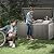 YITAHOME 260 Gallon Extra Large Deck Box, Double-Wall Resin Outdoor Storage Box with Flexible Divider for Patio Cushions Garden Tools, 1000lbs Load Capacity, Lockable & Waterproof (Light Brown)