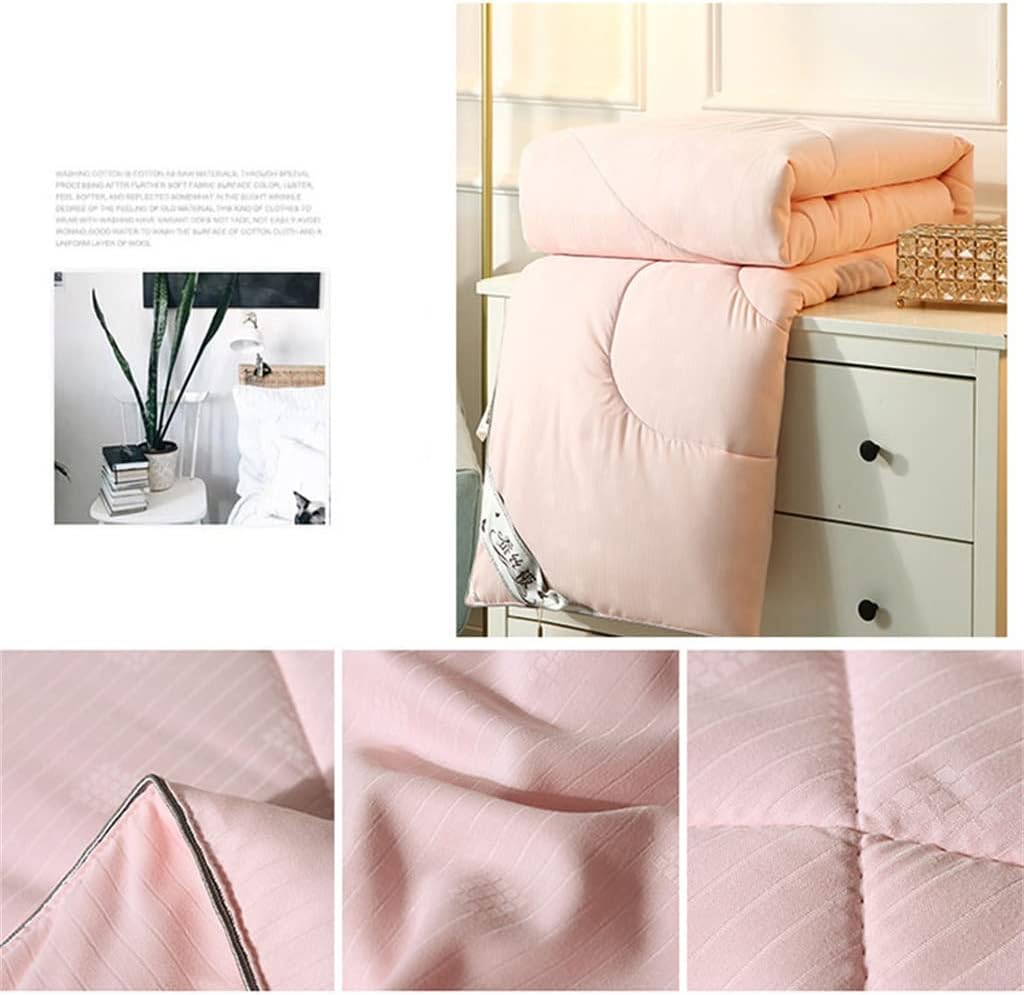 Handmade Summer Cotton Quilt Hotel Blanket Sleep Silk Comforter 200 x 230 Bedspread Warm Duvet (Color: D, Size: 86.6 x 94.5 inches (220 x 240 x 5 kg) (D 200 x 230 x 5 kg)