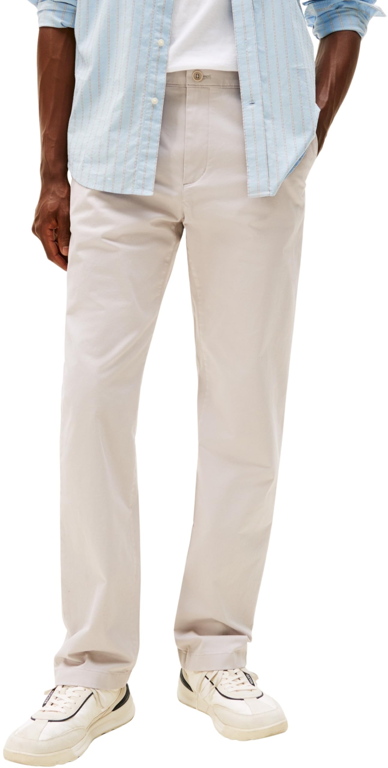 Tommy Hilfiger Herren Hose Twill Chino Regular Fit mit Stretch