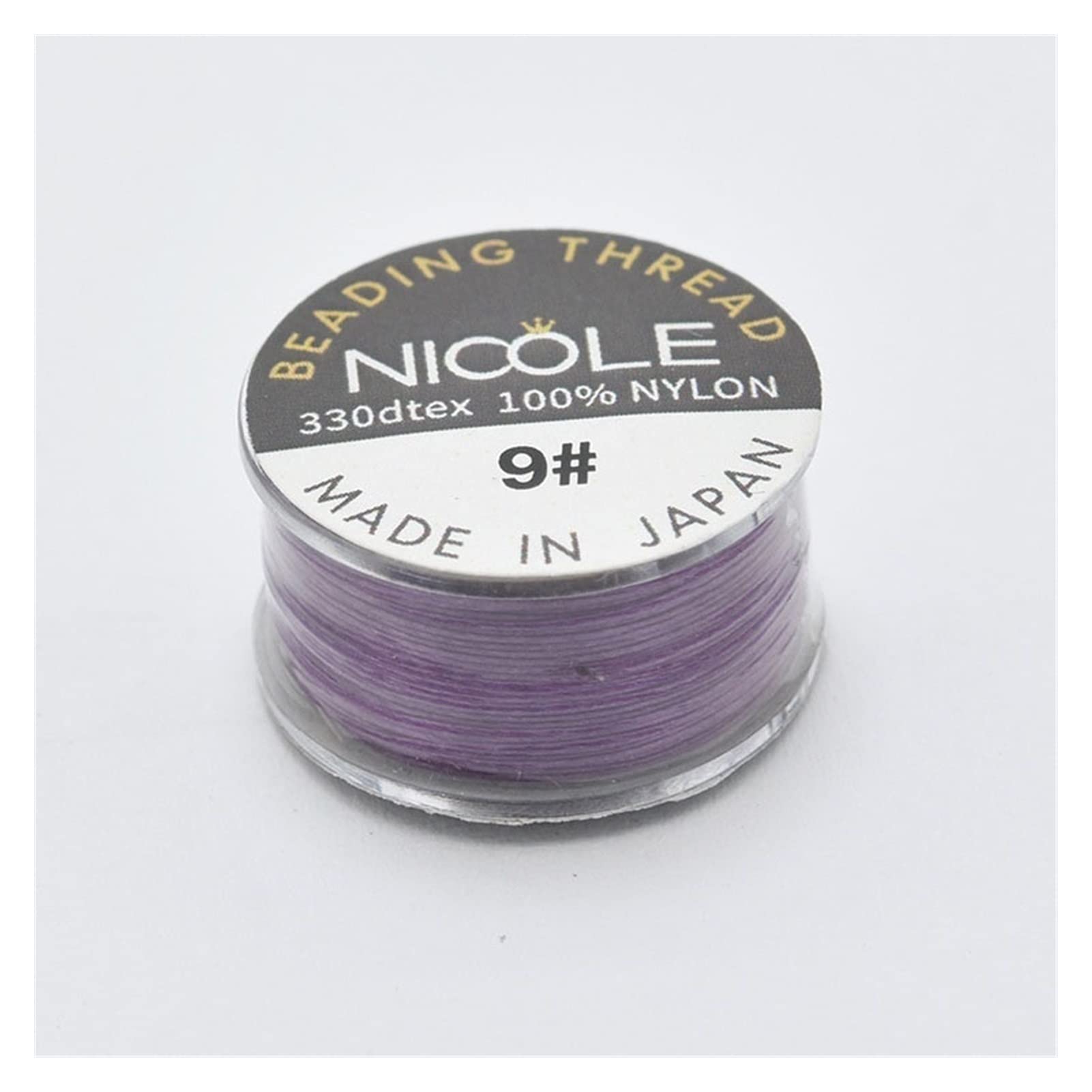 Hilo de nailon 100% trenzado color 9 de 46M que aporta máxima resistencia a tu bisutería diy